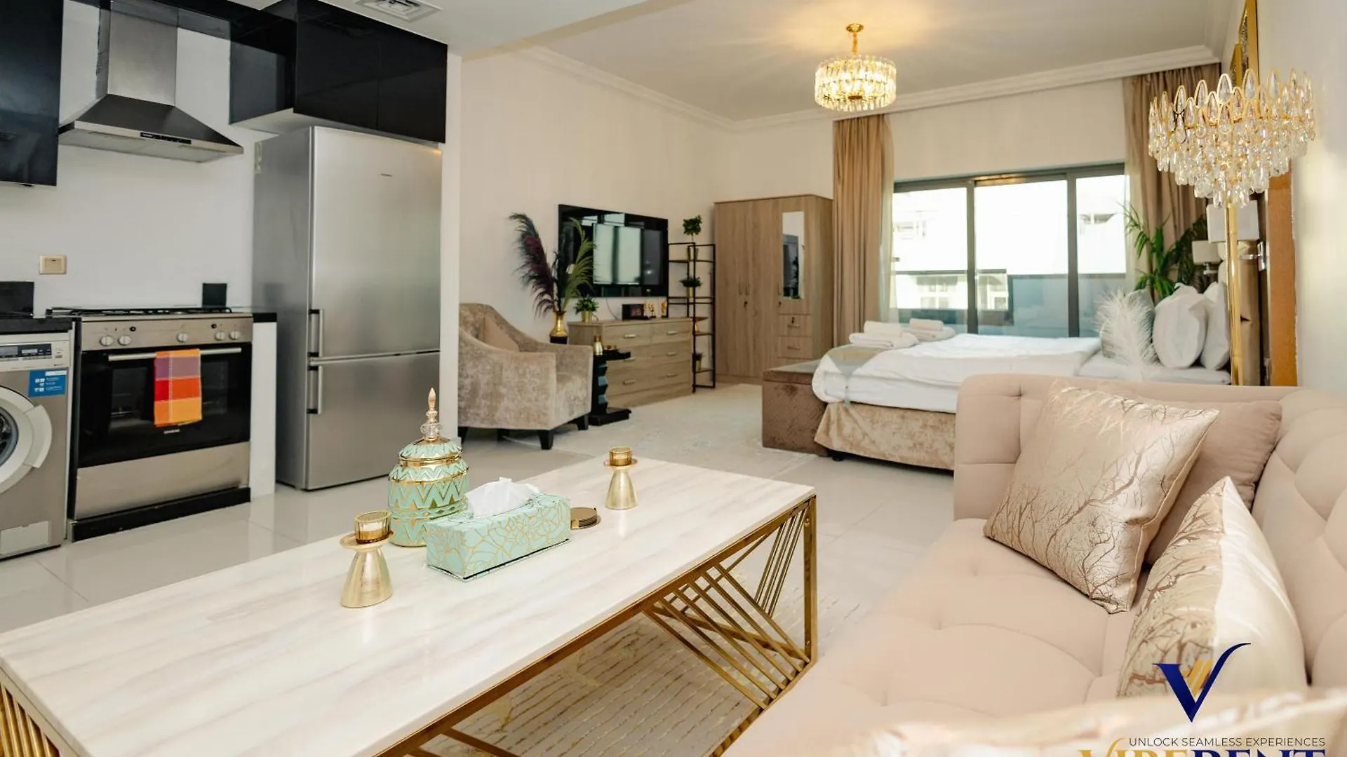 Elegant Studio Getaway, Central Business Bay, Dubai Apartment